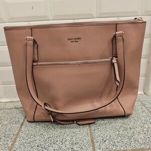 Large Pink Kate Spade Tote Bag